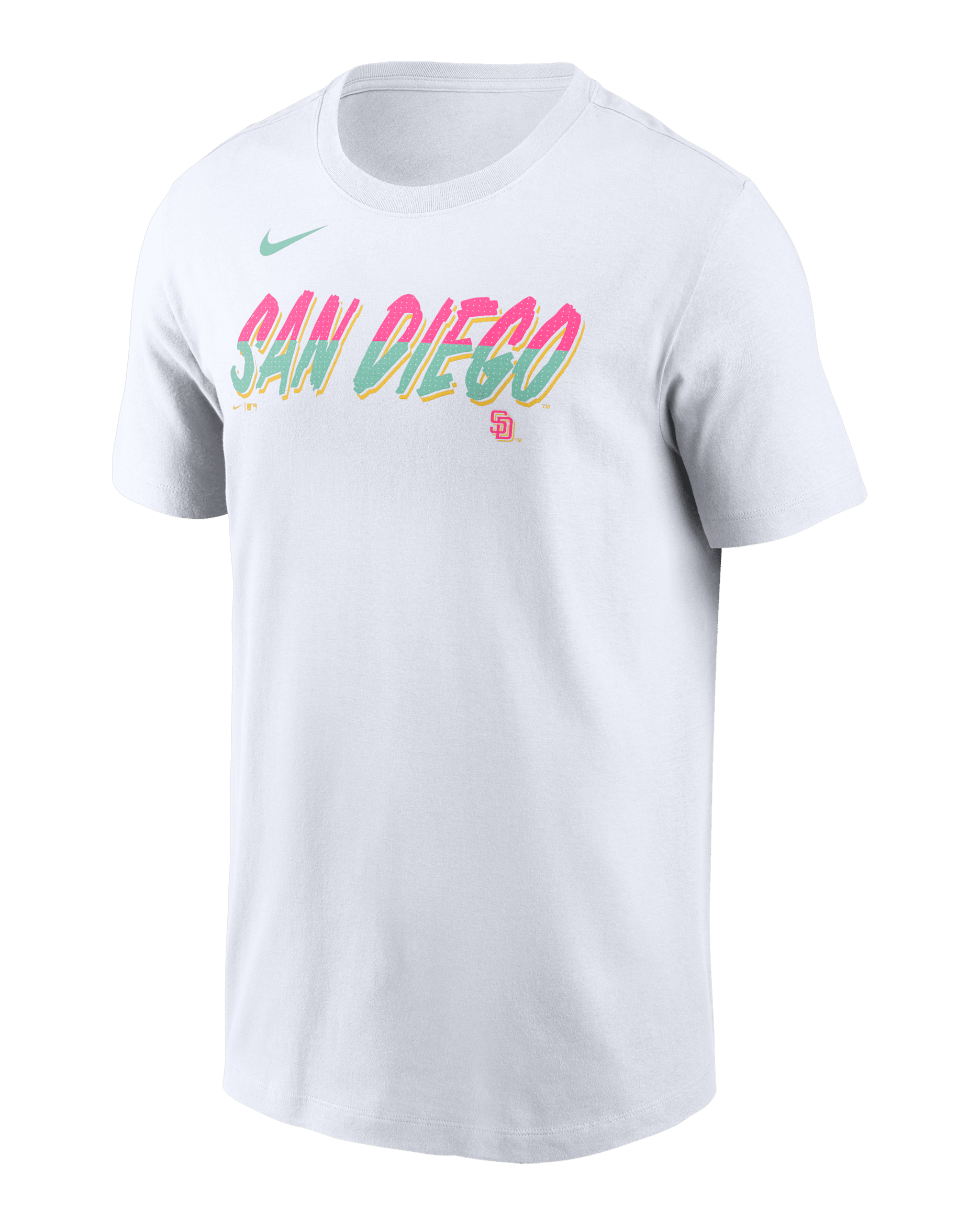 San Diego Padres City Connect Wordmark Men's Nike MLB T